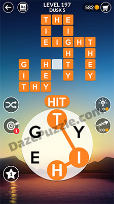 wordscapes level 197 answer
