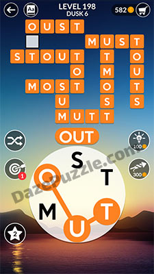 wordscapes level 198 answer