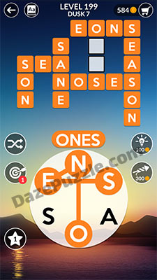 wordscapes level 199 answer