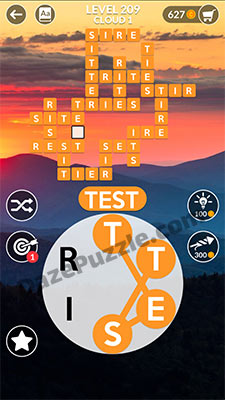 wordscapes level 209 answer