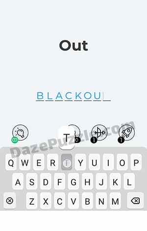 Dingbats Level 74 (Out) Answer