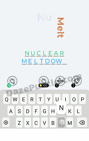 Dingbats Level 77 (Nu Melt) Answer