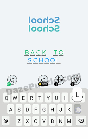 Dingbats Level 79 (loohcS) Answer