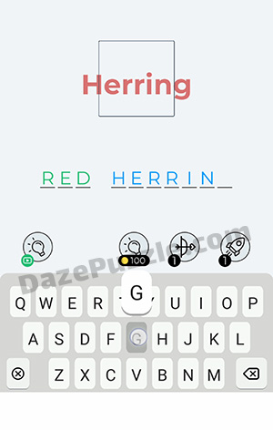 Dingbats Level 41 (Herring) Answer