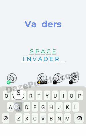Dingbats Level 51 (Va ders) Answer