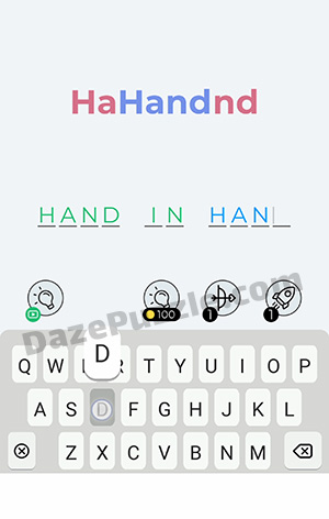 Dingbats Level 55 (HaHandnd) Answer