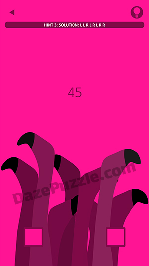 Pink level 45 answer