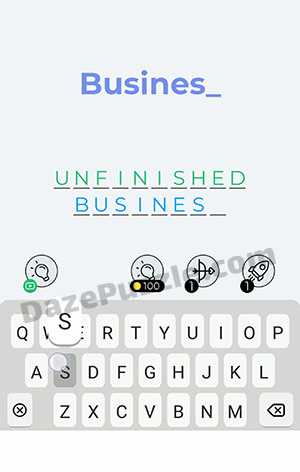 Dingbats Level 116 (Busines) Answer