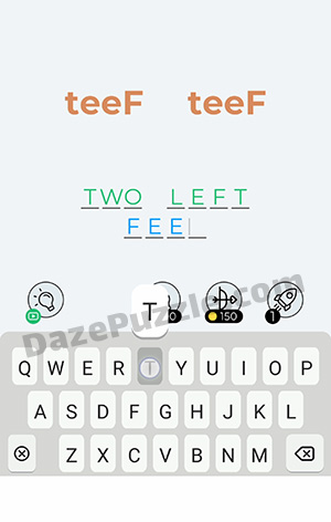 Dingbats Level 126 (teeF teeF) Answer