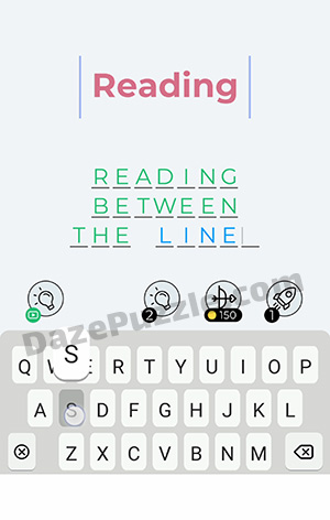 Dingbats Level 141 (Reading) Answer