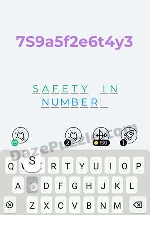 Dingbats Level 151 (7S9a5f2e6t4y3) Answer