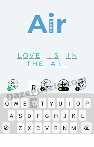 Dingbats Level 155 (Air) Answer