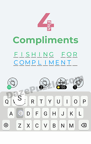 Dingbats Level 165 (4 Fish Compliments) Answer
