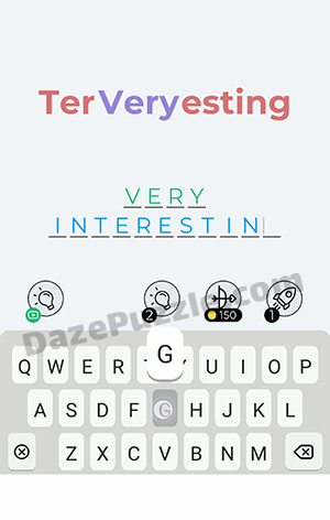 Dingbats Level 180 (Ter Very esting) Answer