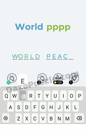 Dingbats Level 192 (World pppp) Answer