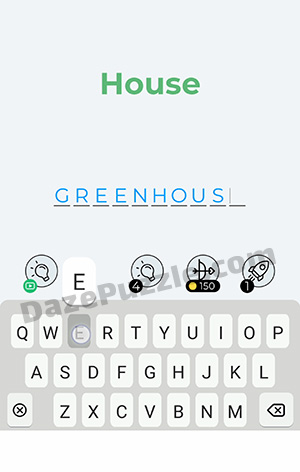 Dingbats Level 207 (House) Answer
