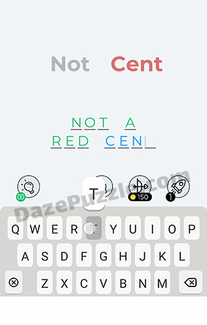 Dingbats Level 208 (Not Cent) Answer