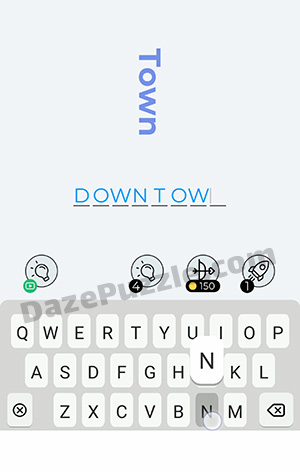 Dingbats Level 218 (Town) Answer