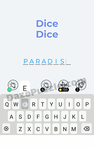 Dingbats Level 222 (Dice Dice) Answer