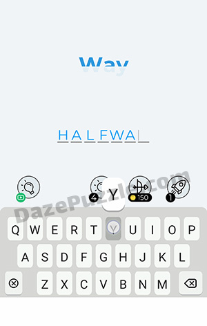 Dingbats Level 223 (Way) Answer