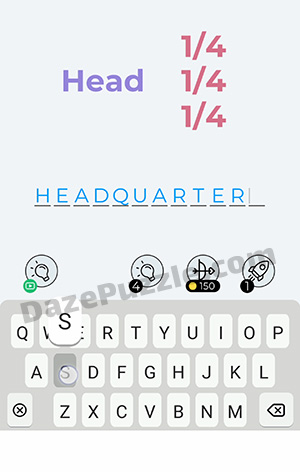 Dingbats Level 224 (Head 1/4) Answer