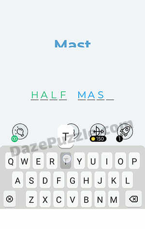 Dingbats Level 242 (Mast) Answer