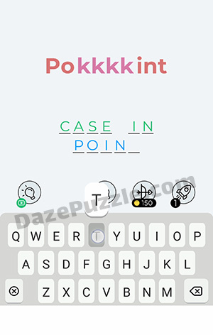 Dingbats Level 246 (Pokkkkint) Answer
