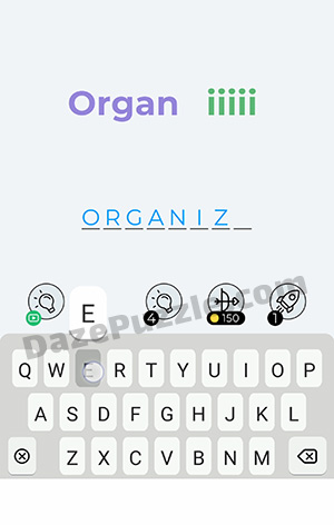 Dingbats Level 249 (Organ iiiii) Answer