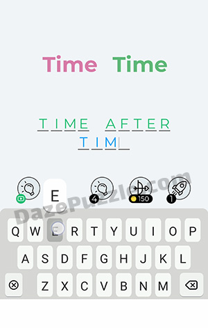 Dingbats Level 254 (Time Time) Answer