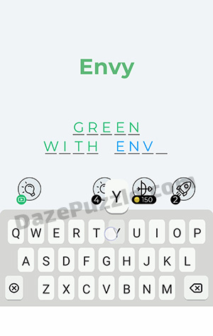 Dingbats Level 264 (Envy) Answer