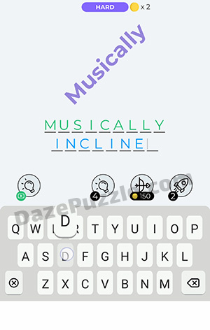 Dingbats Level 265 (Musically) Answer