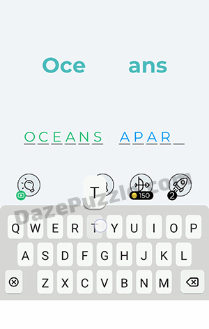 Dingbats Level 280 (Oce ans) Answer