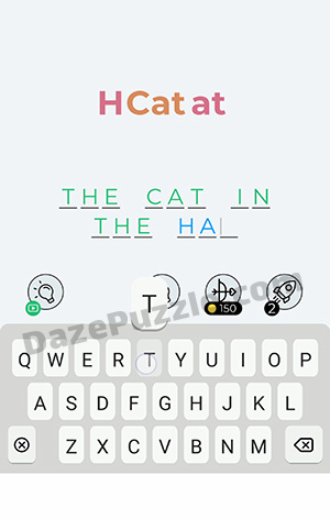 Dingbats Level 289 (HCat at) Answer