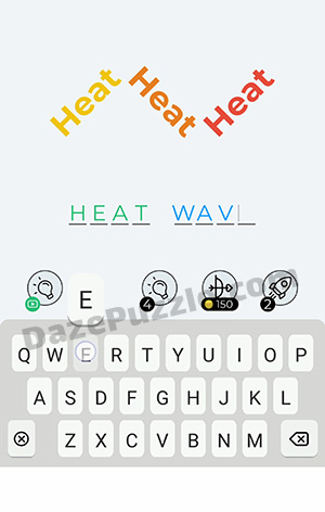 Dingbats Level 291 (Heat Heat Heat) Answer