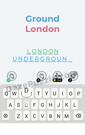 Dingbats Level 295 (Ground London) Answer