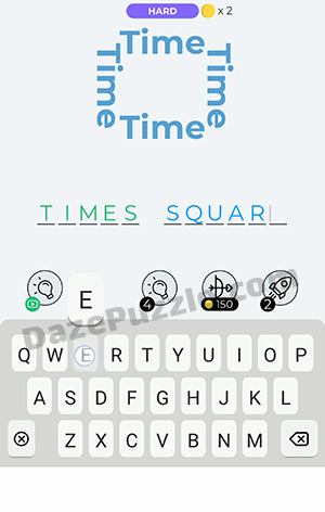 Dingbats Level 297 (Time) Answer