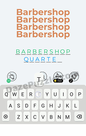 Dingbats Level 299 (Barbershop) Answer