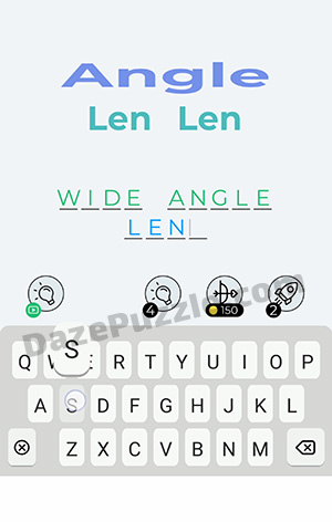 Dingbats Level 300 (Angle Len Len) Answer