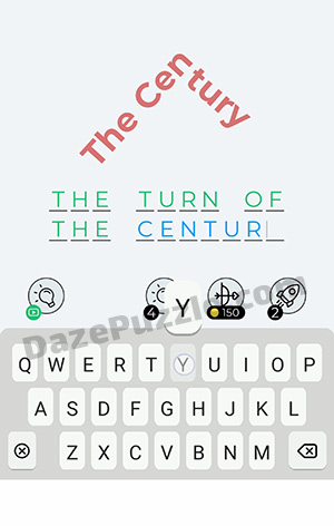 Dingbats Level 304 (The century) Answer