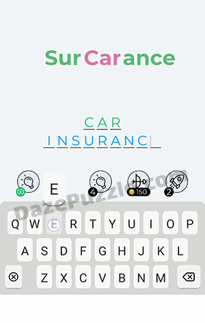 Dingbats Level 306 (SurCarance) Answer