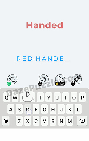 Dingbats Level 309 (Handed) Answer