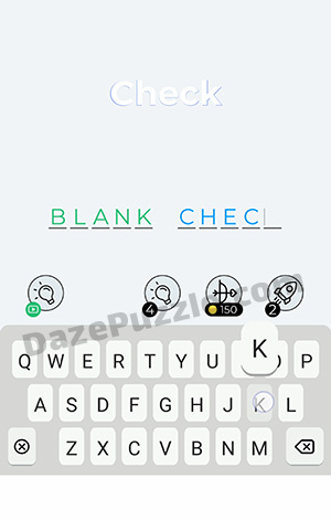 Dingbats Level 322 (Check) Answer