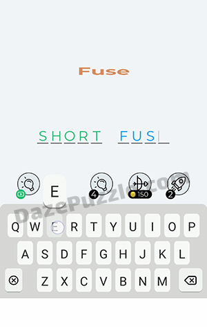 Dingbats Level 330 (Fuse) Answer