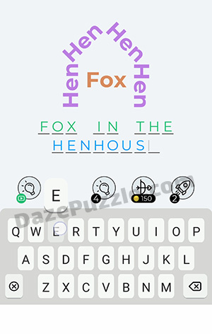 Dingbats Level 340 (Hen Fox Hen) Answer