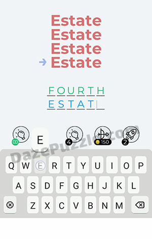 Dingbats Level 341 (Estate) Answer