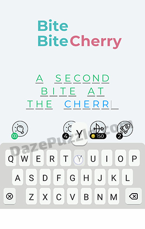 Dingbats Level 344 (Bite Cherry) Answer