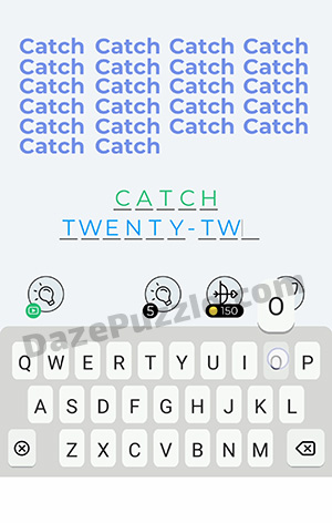 Dingbats Level 354 (Catch) Answer