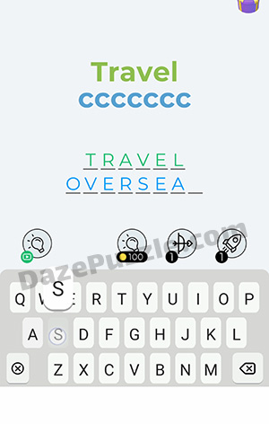Dingbats Level 81 (Travel ccccccc) Answer