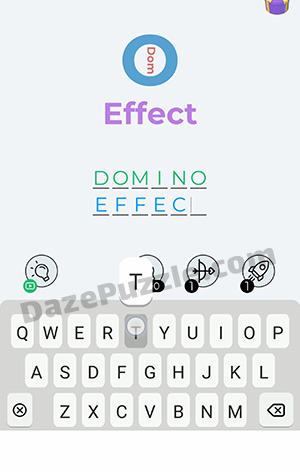 Dingbats Level 99 (Dom Effect) Answer