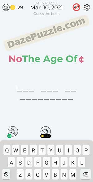 Dingbats march 10 2021 daily puzzle answer